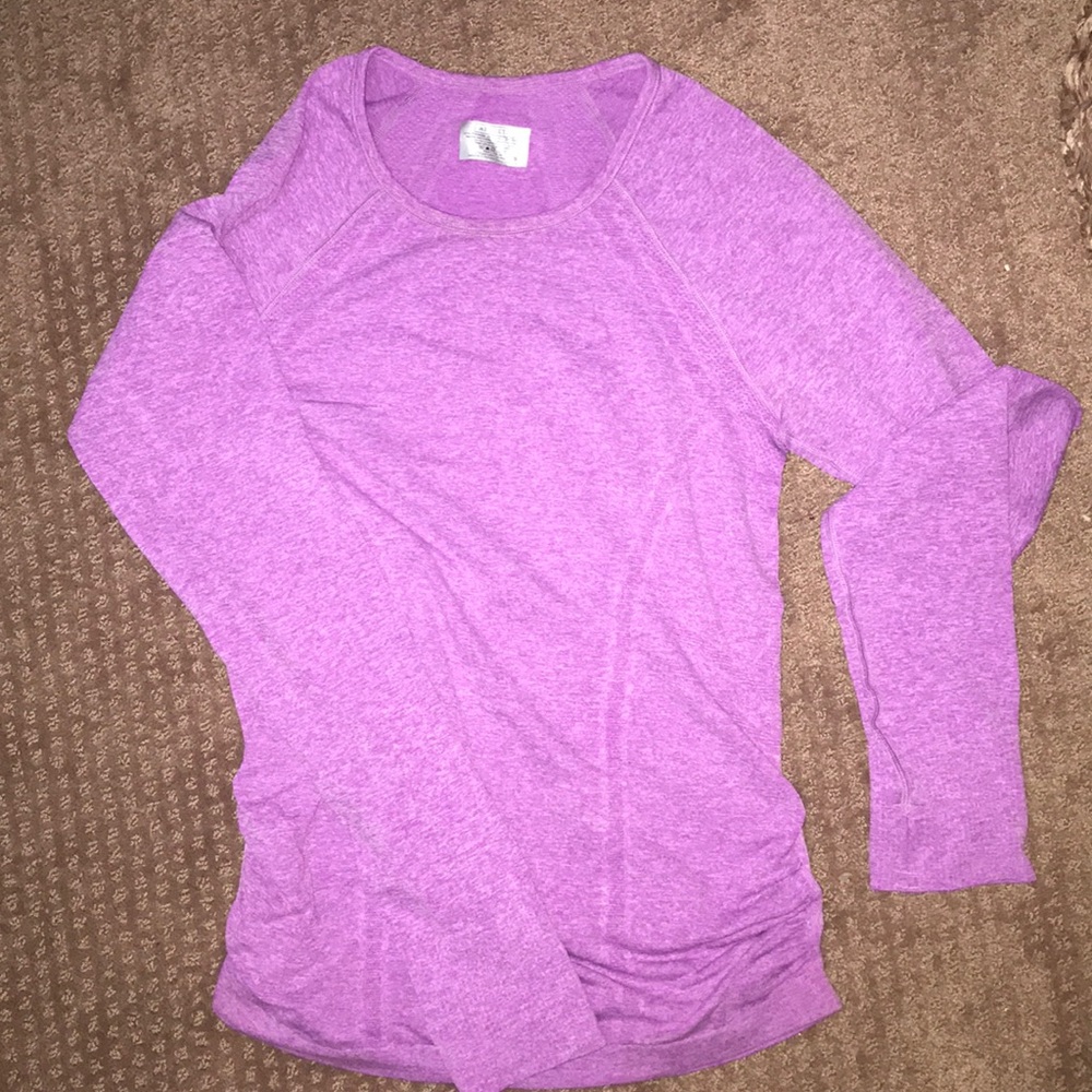 Purple fro-fit ATHLETA long sleeve